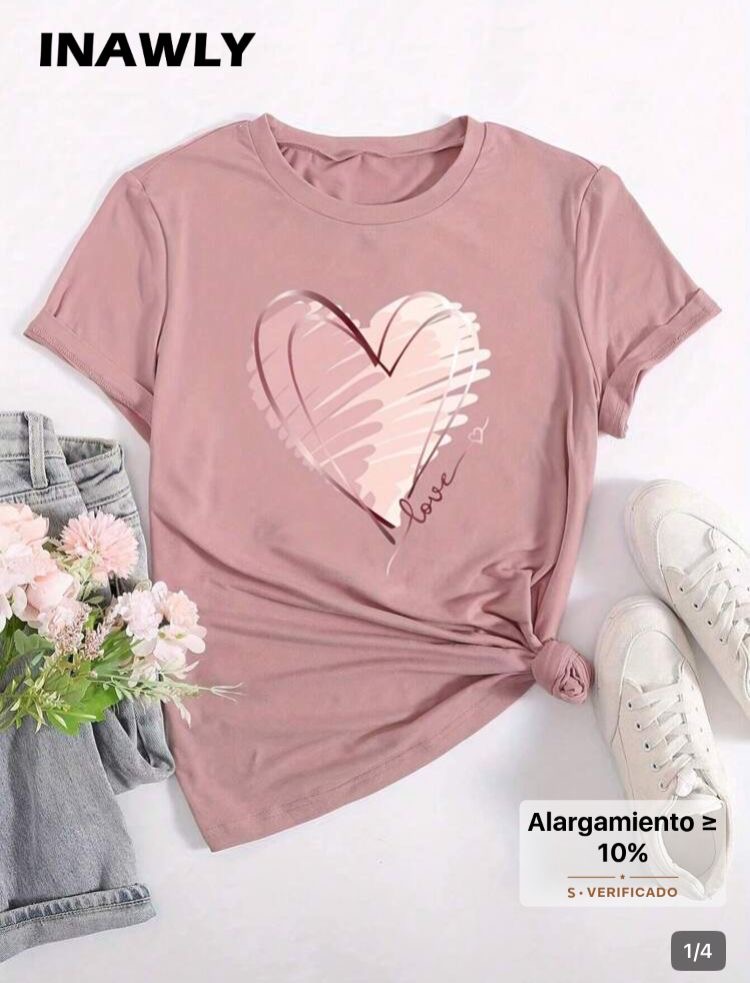 Blusa rosa de algodón 
