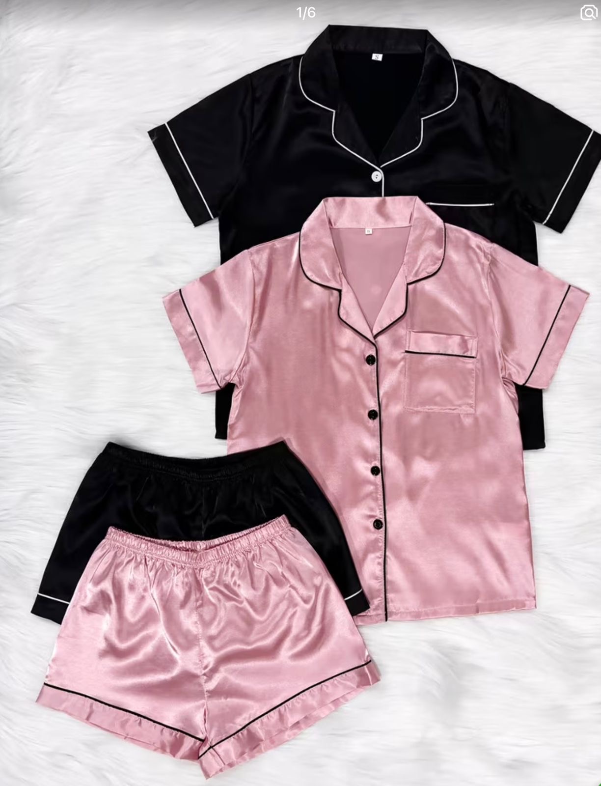 Conjunto de pijama de Satin 