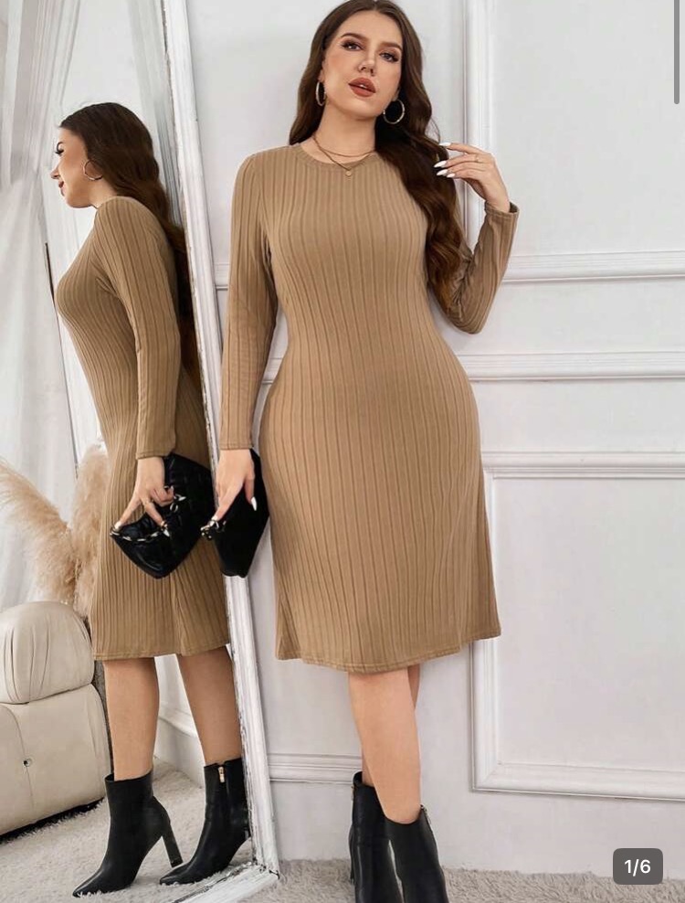 Vestido con manga larga 