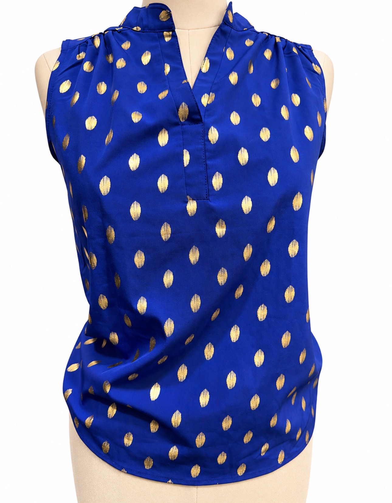Blusa elegante sin mangas 