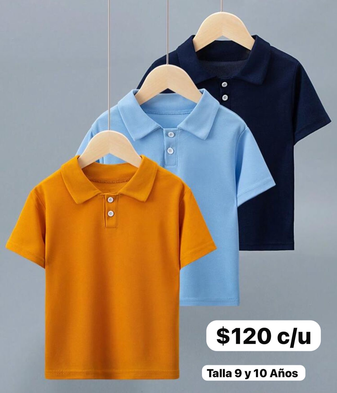 Camisas con cuello y manga corta 