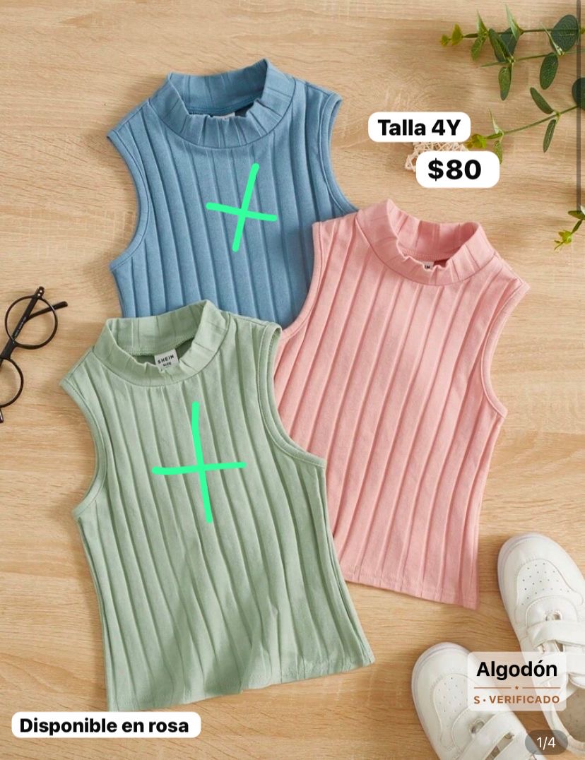 Blusa sin manga de cuello alto 