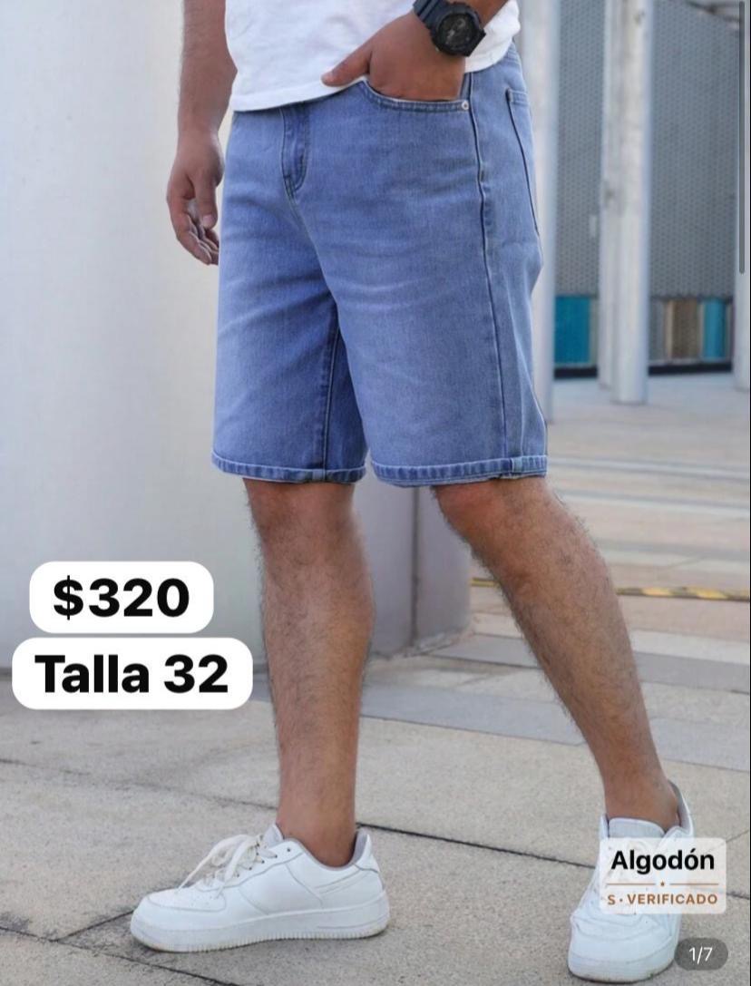 Short de mezclilla 