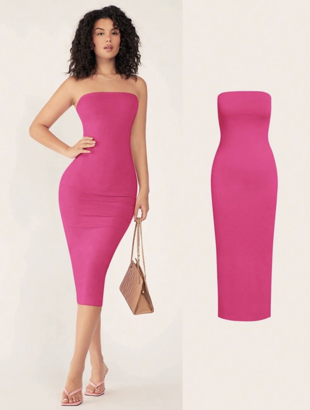Vestido fiucsa 