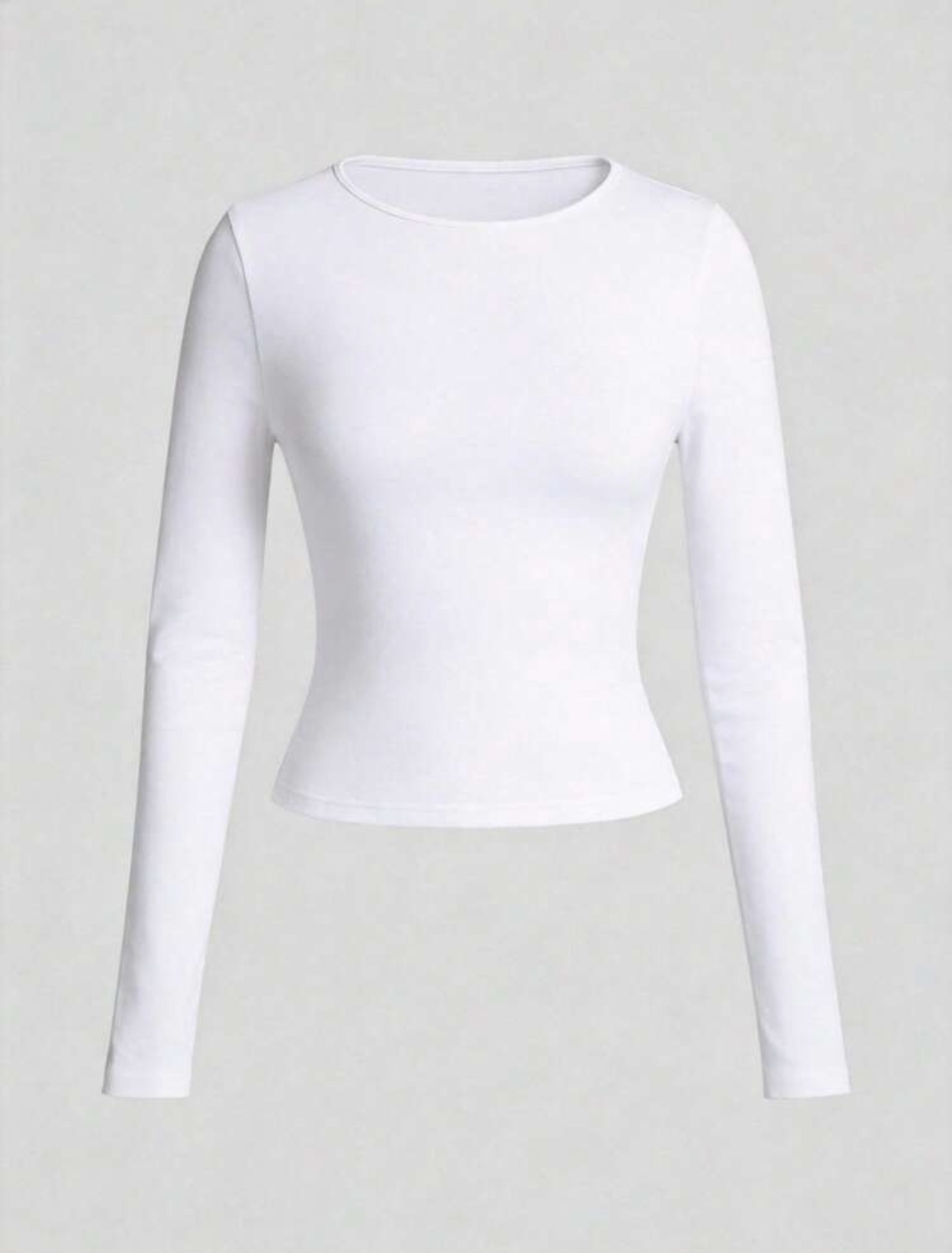 Blusa manga larga blanca 
